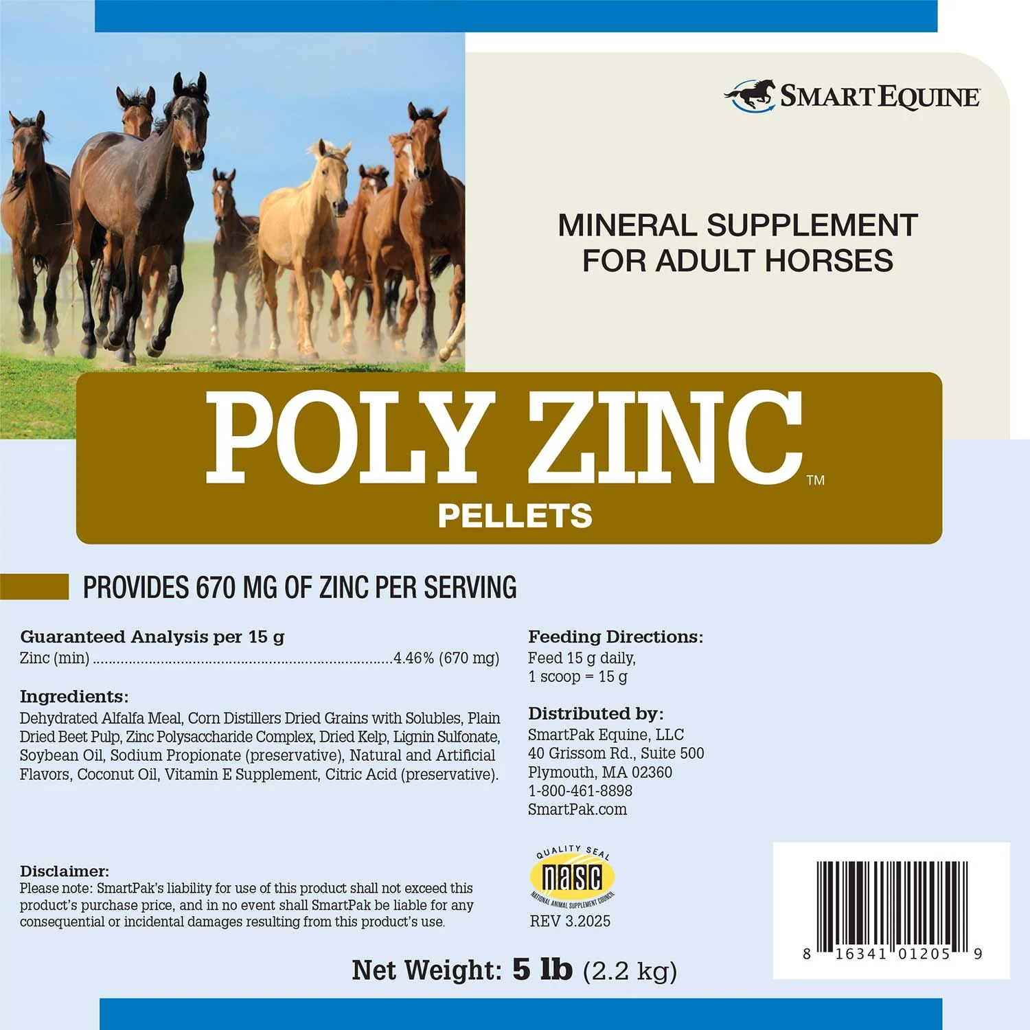 Poly Zinc, Mineral Supplement for Horses, Pellets - Image 2