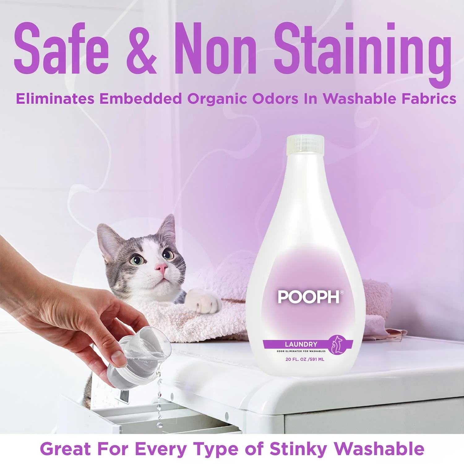 Pooph Pet Laundry Odor Eliminator, 20 oz - Image 3