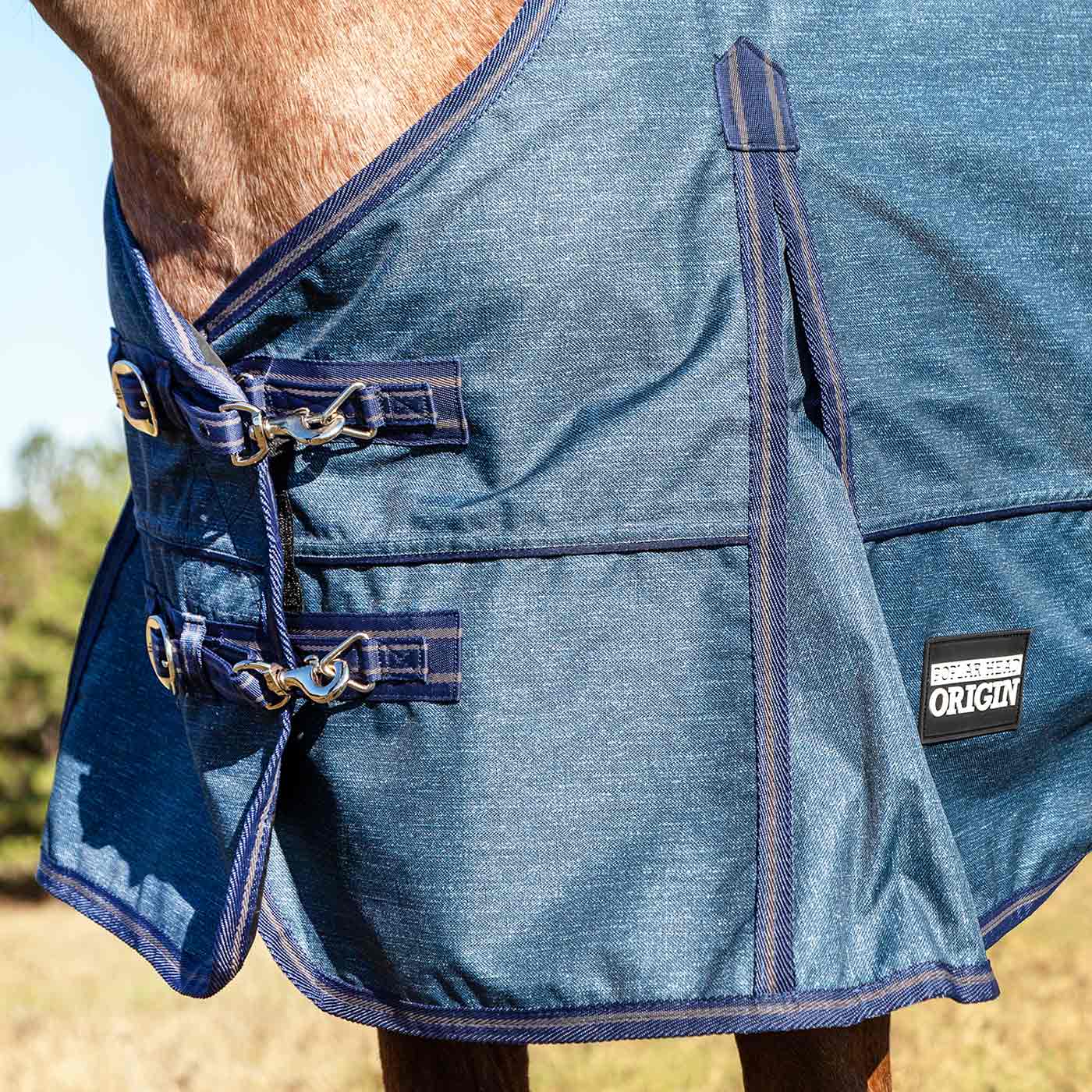 Jeffers Poplar Head "Origin" 600D Medium Weight Turnout Blanket, 240g | Waterproof & Breathable Horse Blanket - Image 23