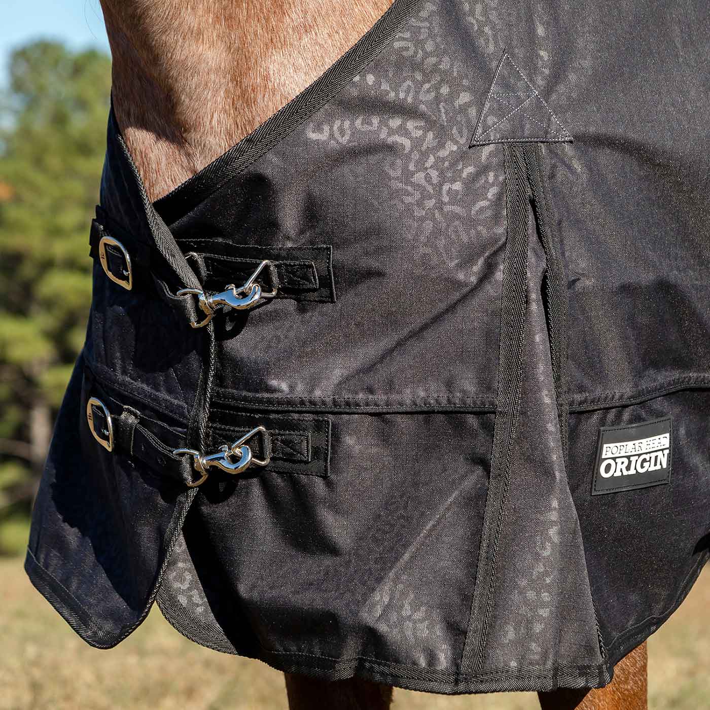 Jeffers Poplar Head "Origin" 600D Medium Weight Turnout Blanket, 240g | Waterproof & Breathable Horse Blanket - Image 7