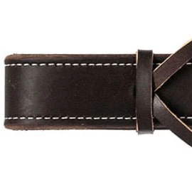 Jeffers Poplar Head Premium Doubled & Stitched Latigo Leather Off Billet - Image 2