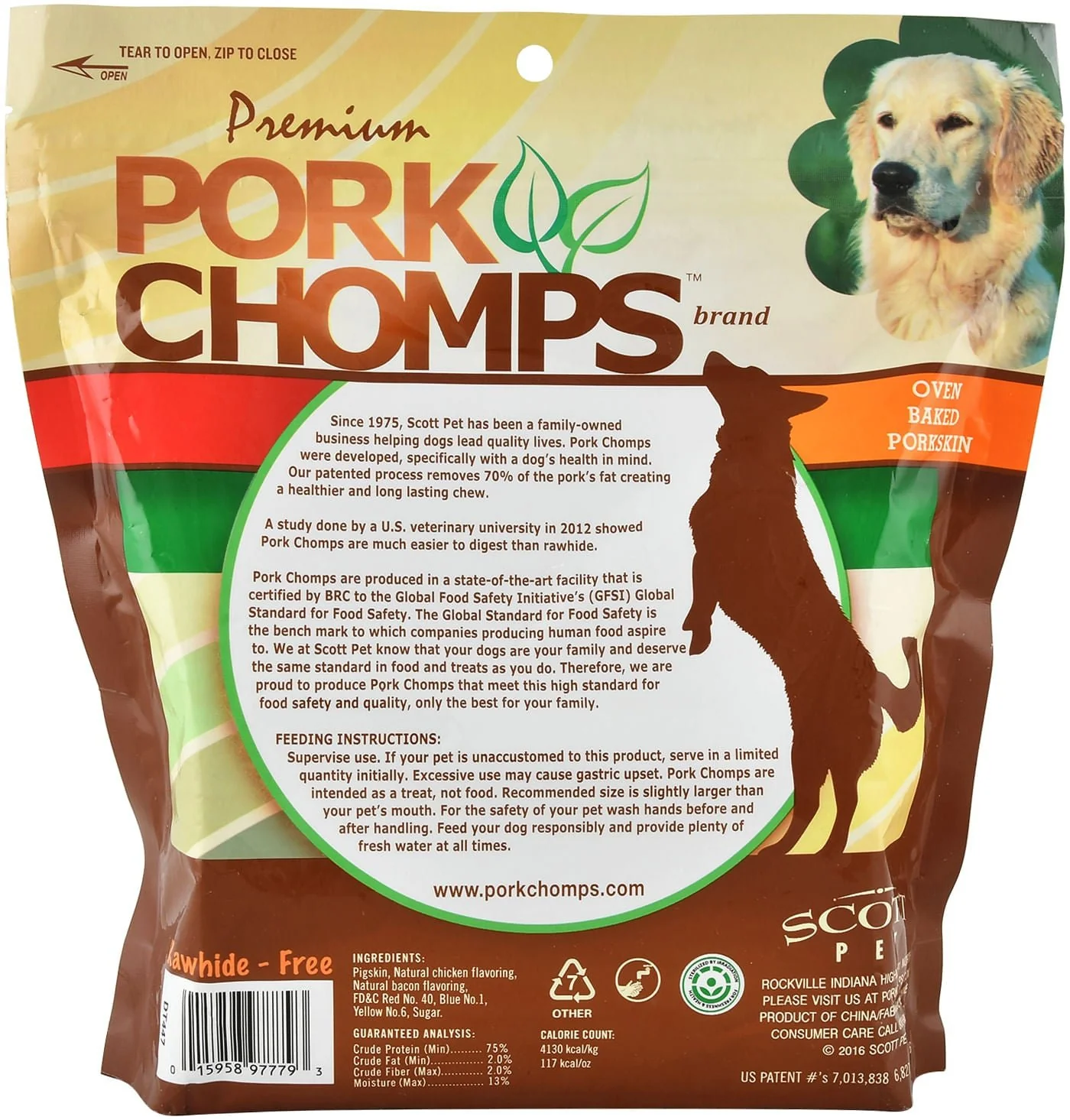 Pork Chomps Premium Twists – Rawhide-Free Dog Chews, Bacon, Chicken & Roasted, 6-Inch Oven-Baked Treats for Medium & Large Dogs - Image 8