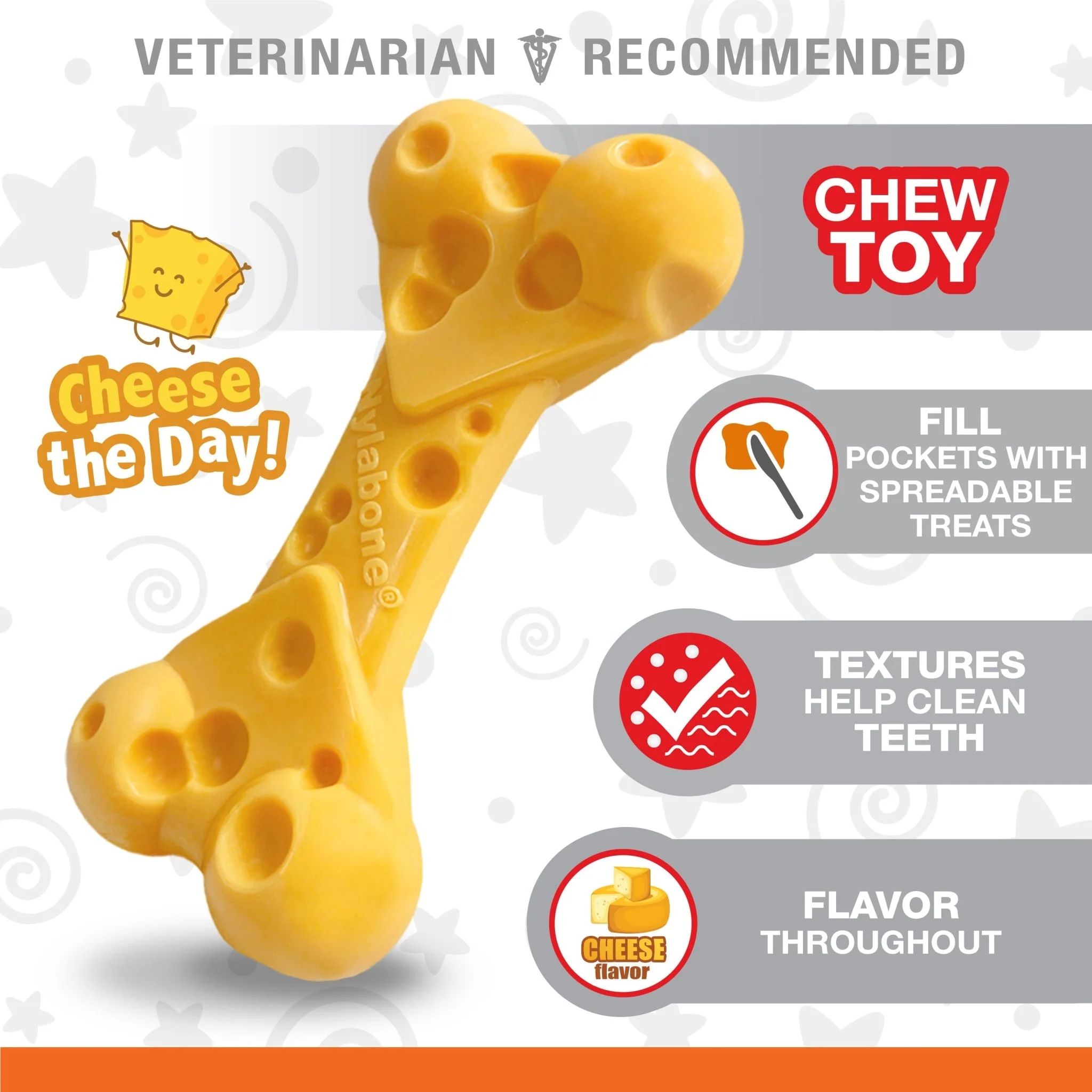 Power Chew Cheese Dog Toy, X-Large/Souper, 50+ lbs - Image 5