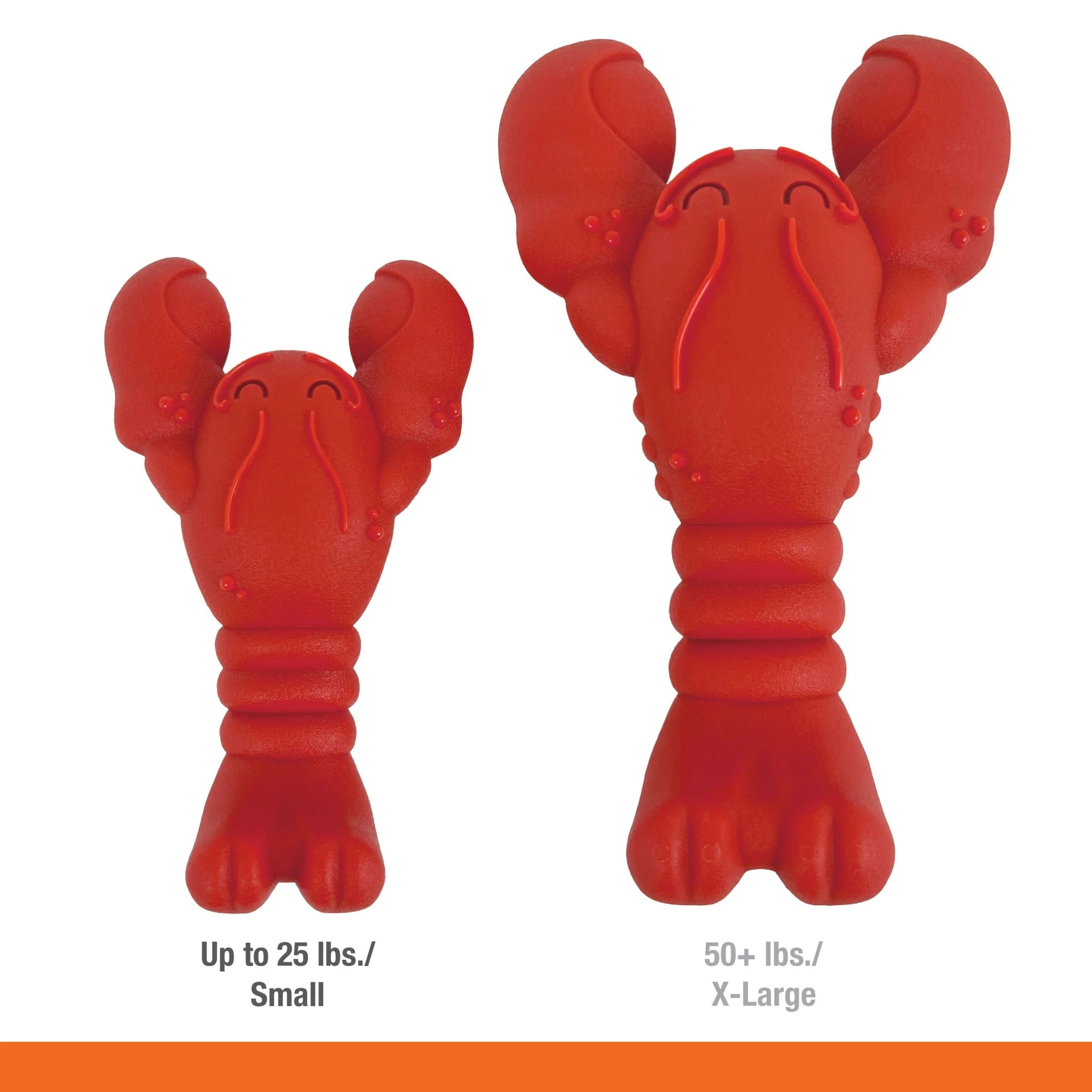 Power Chew Lobster Dog Toy, Filet Mignon - Image 4