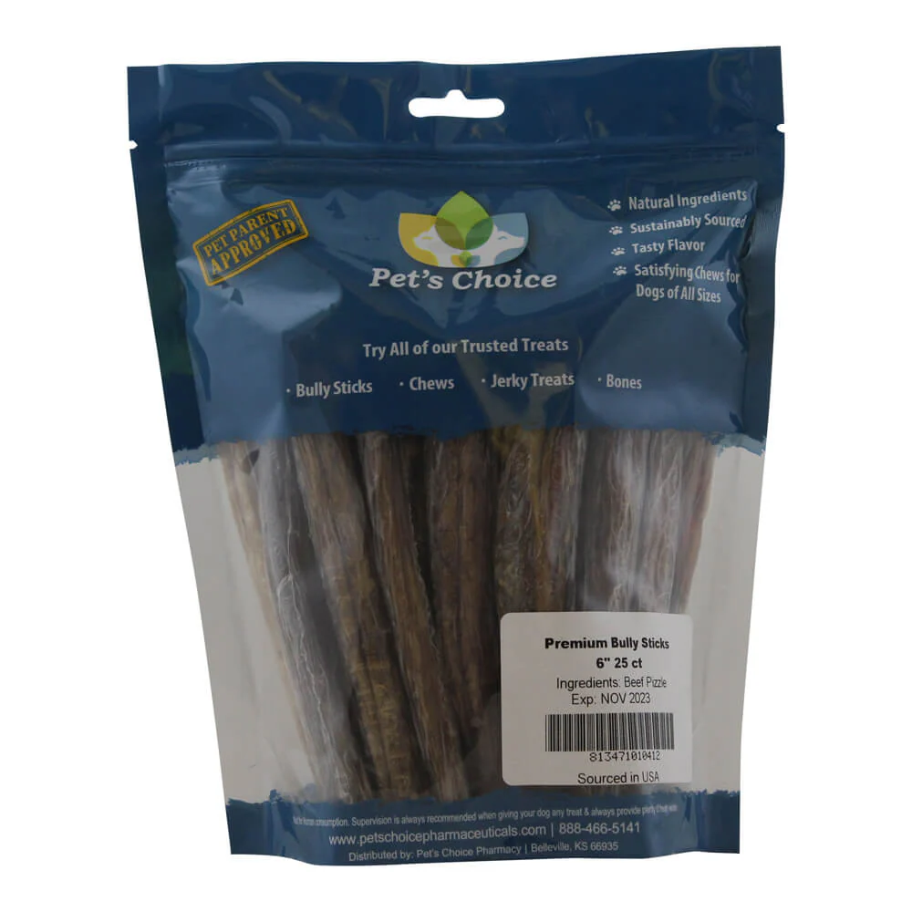 Premium All Natural Dog Pizzle Chews, 6" - Image 13
