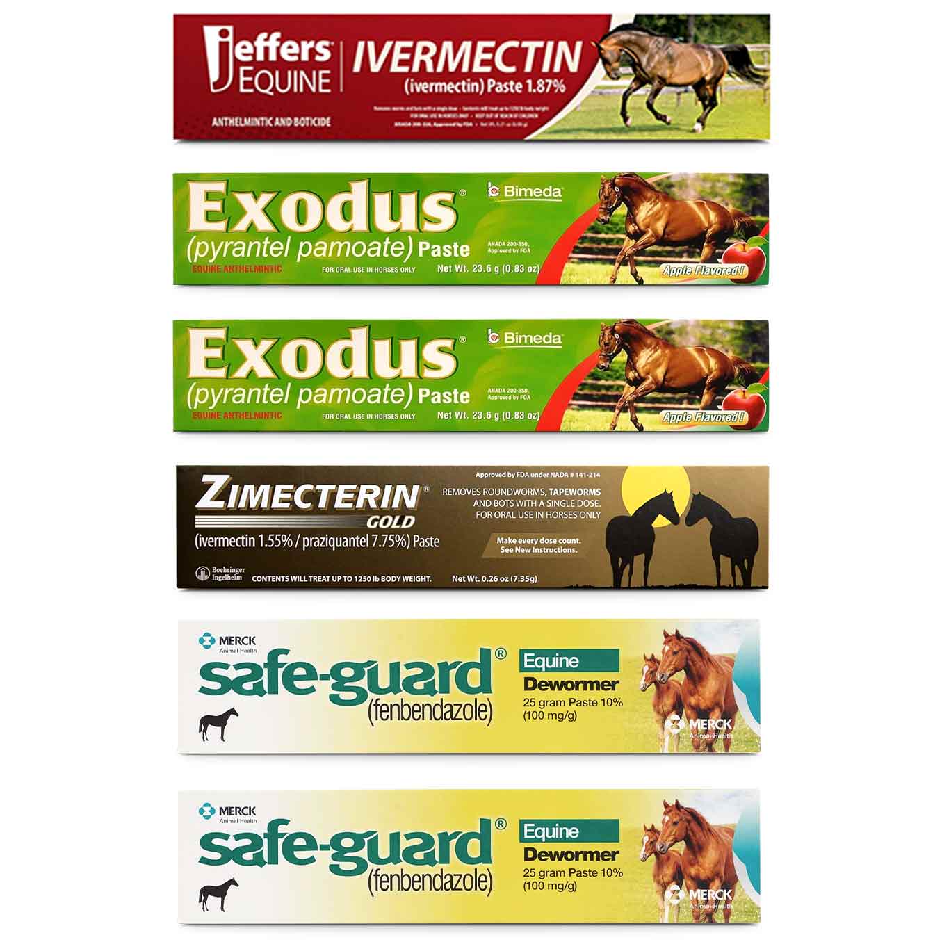 Jeffers Premium Horse Wormer Kit (6 Tubes Included) - Image 2