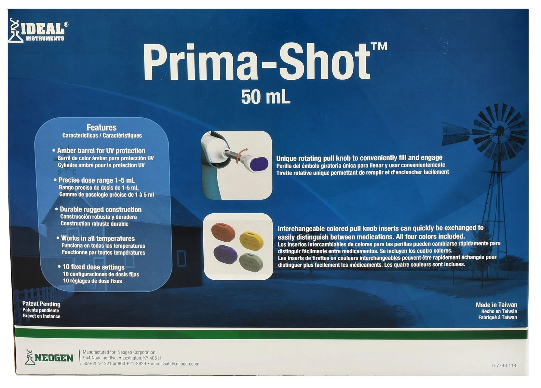 Prima Shot 50 cc Repeater Syringe – Adjustable Livestock Dosing Syringe - Image 3