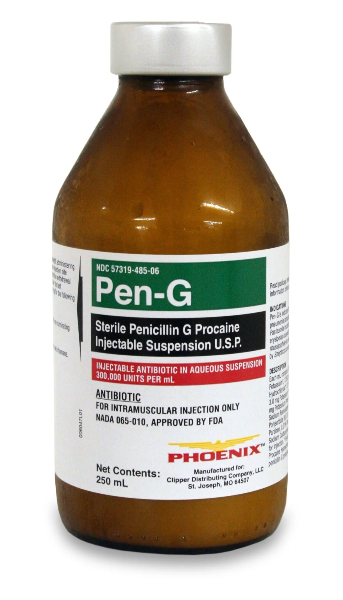 Rx Norocillin (Penicillin G Procaine) Injectable Solution for Cattle, Sheep, Swine, & Horses - Image 3