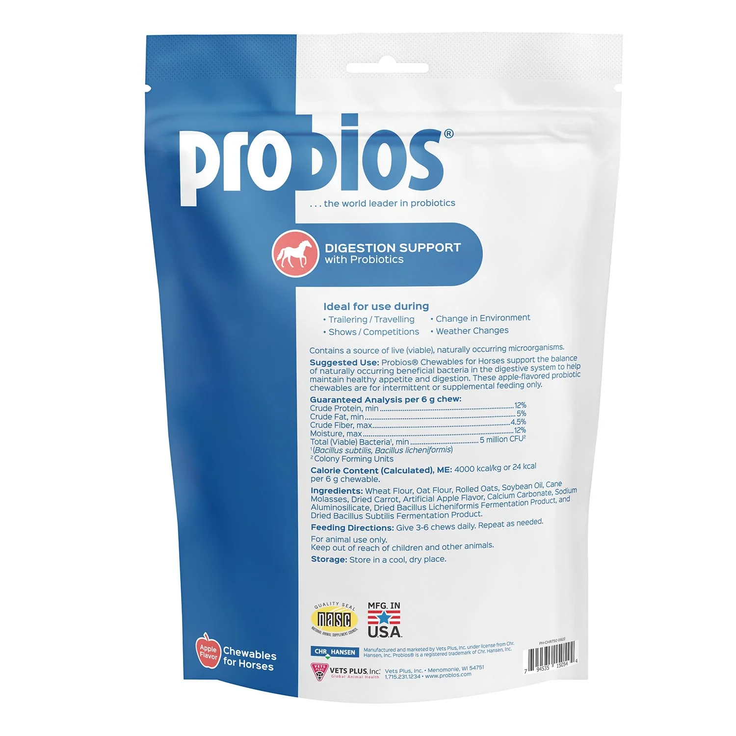 Probios Digestion Support Horse Treats, 1 lb - Image 2