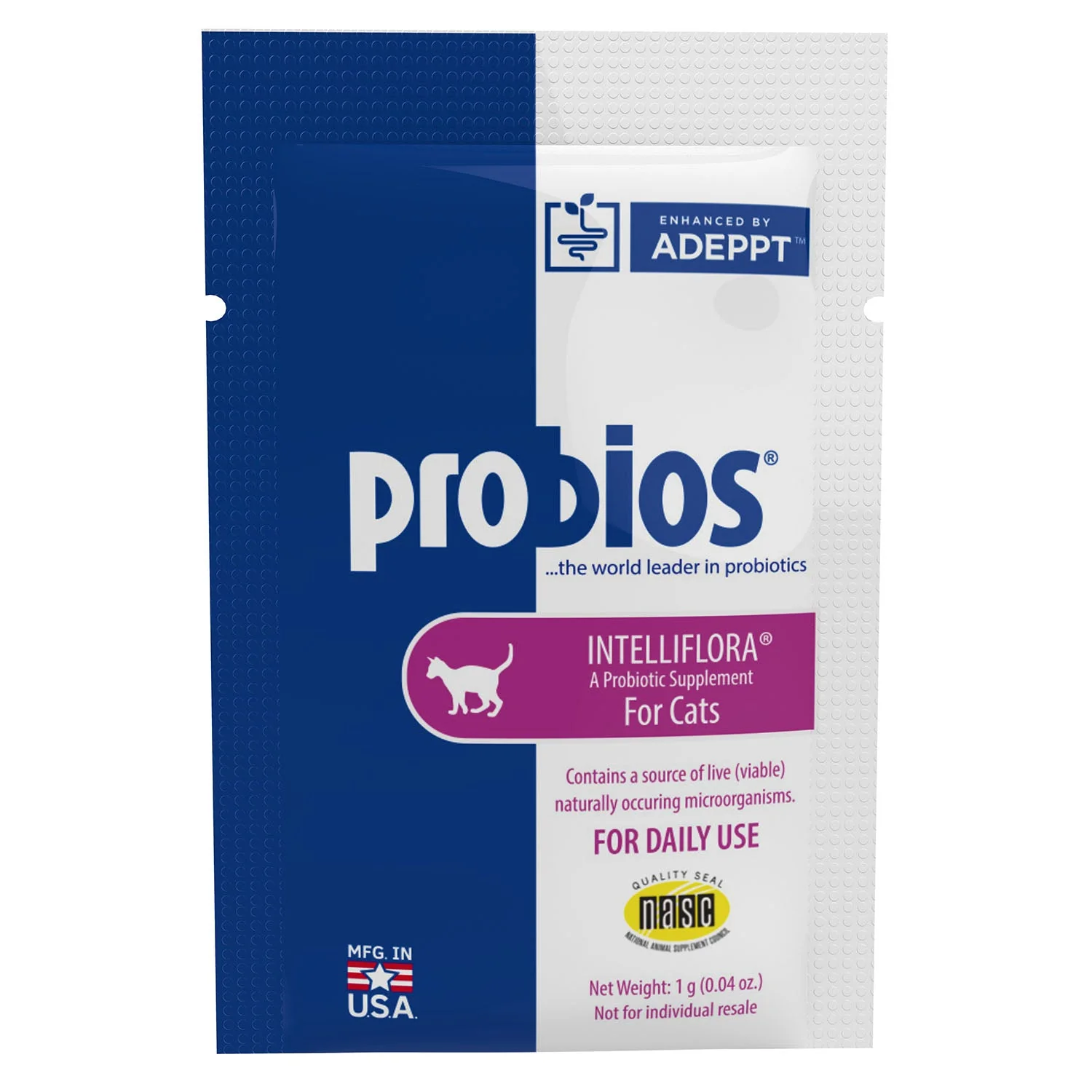Probios Intelliflora Probiotic Supplement For Cats, 30 Pack - Image 5