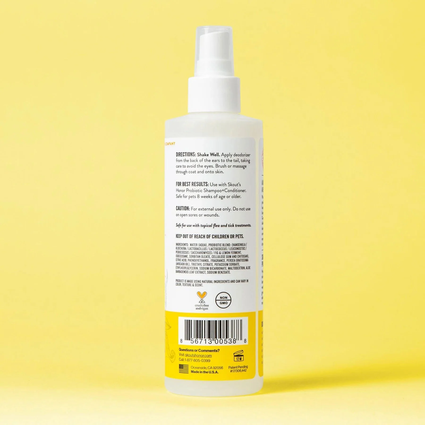 Skout's Honor Probiotic Daily Use Pet Deodorizer Spray - Image 2
