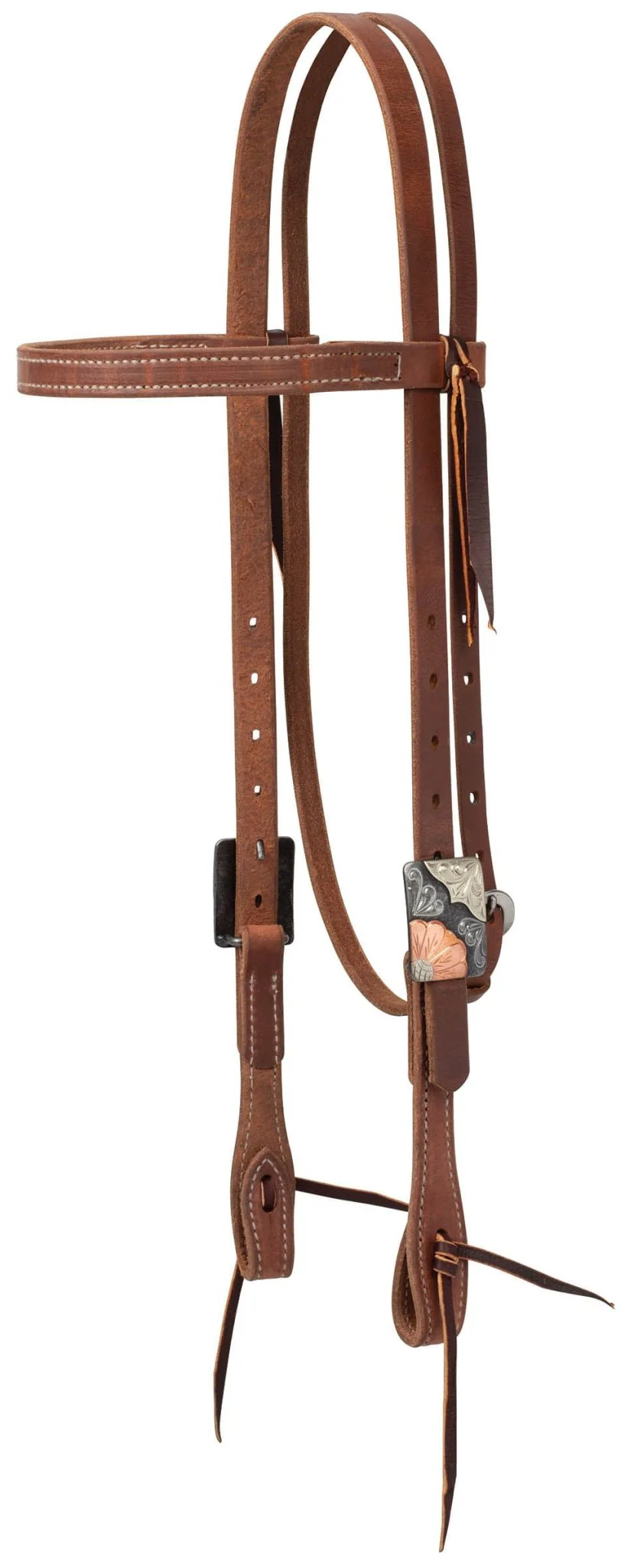 Weaver ProTack Copper Flower Browband Headstall