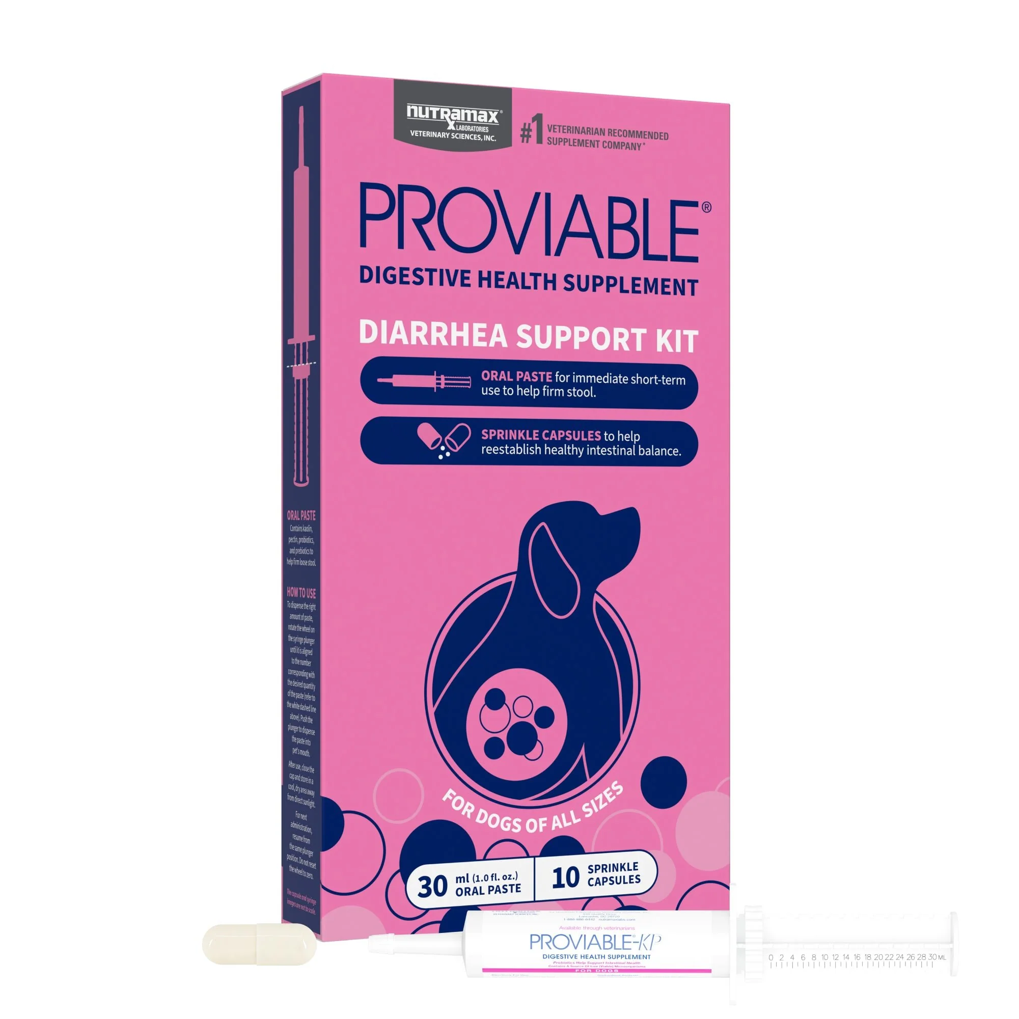 Nutramax Proviable-KP/DC Kit for Dogs and Cats, 10 Capsules - Image 14