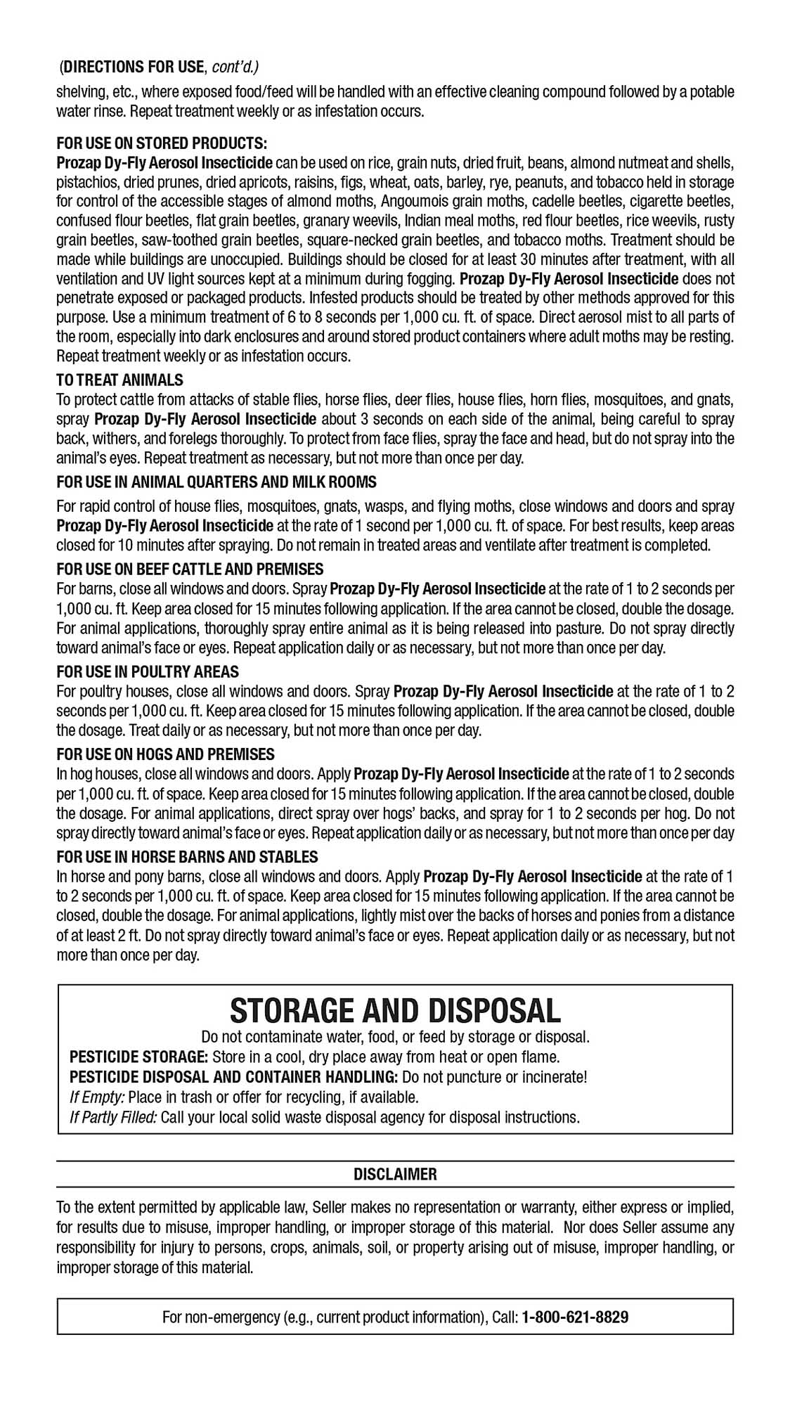 Prozap DyFly Aerosol Insecticide - Image 2