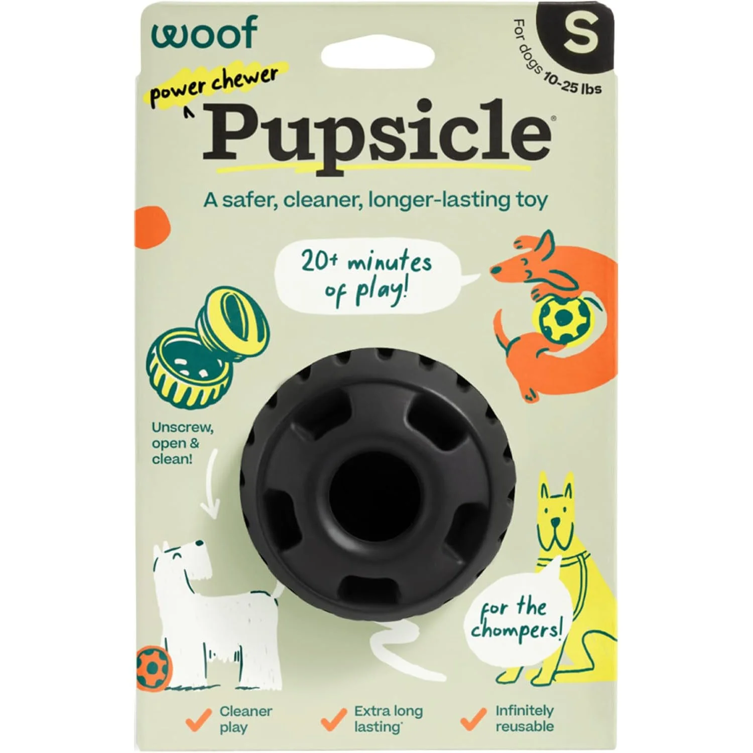 Pupsicle 'Power Chewer' Treat Dispensing Dog Toy - Image 3