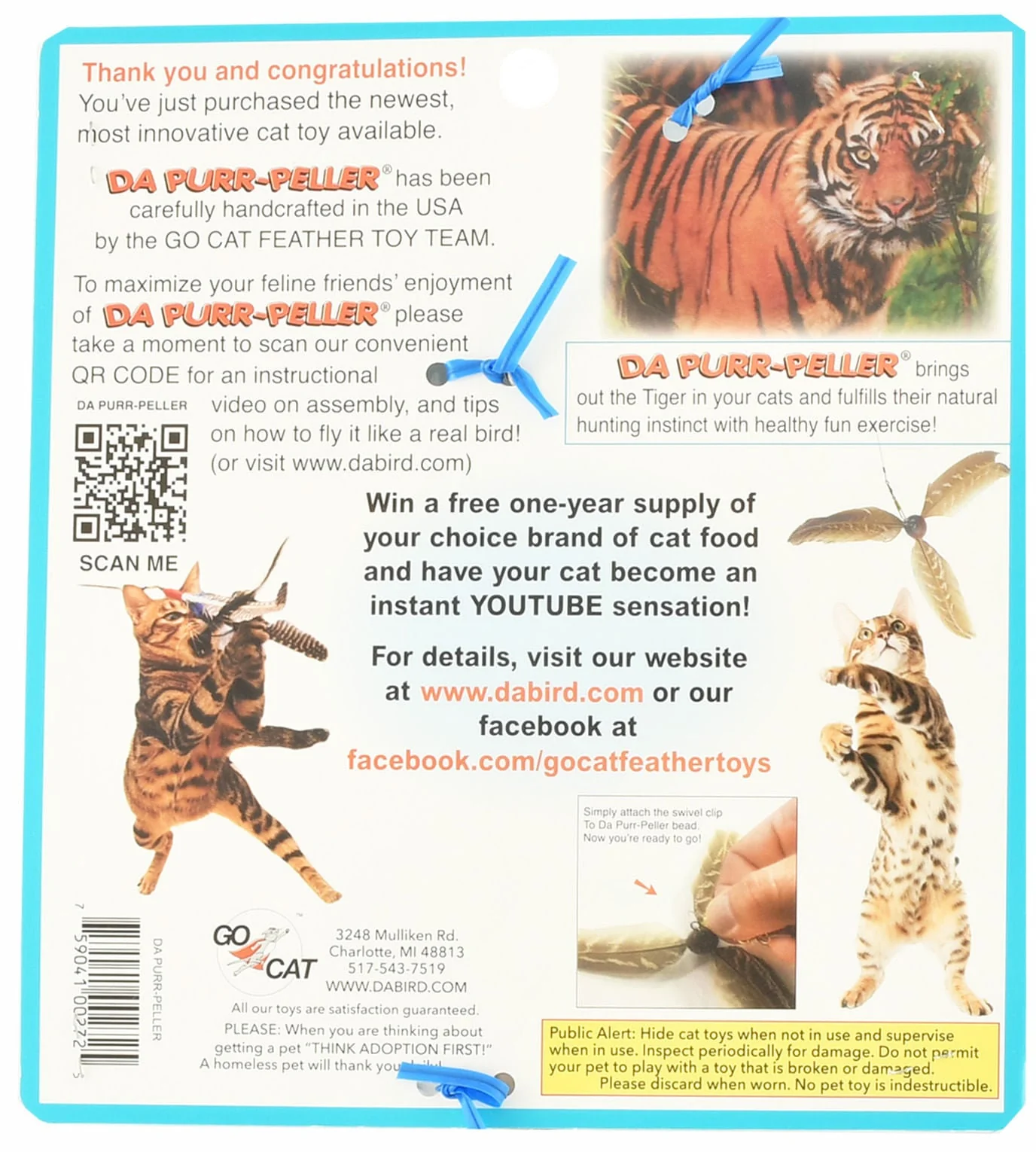Purr Peller Wand Cat Toy - Image 6