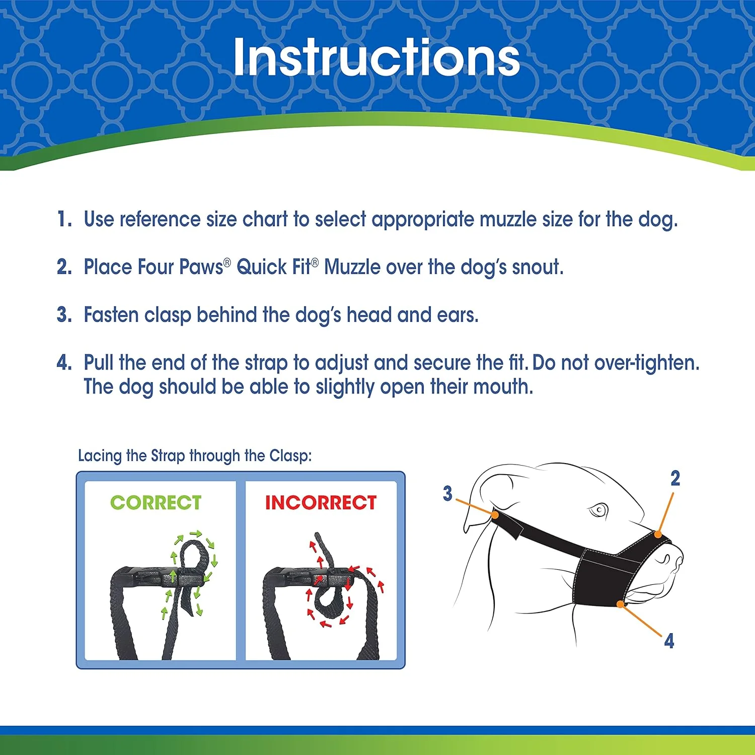 Quick-Fit Dog Muzzle by Four Paws - Image 5