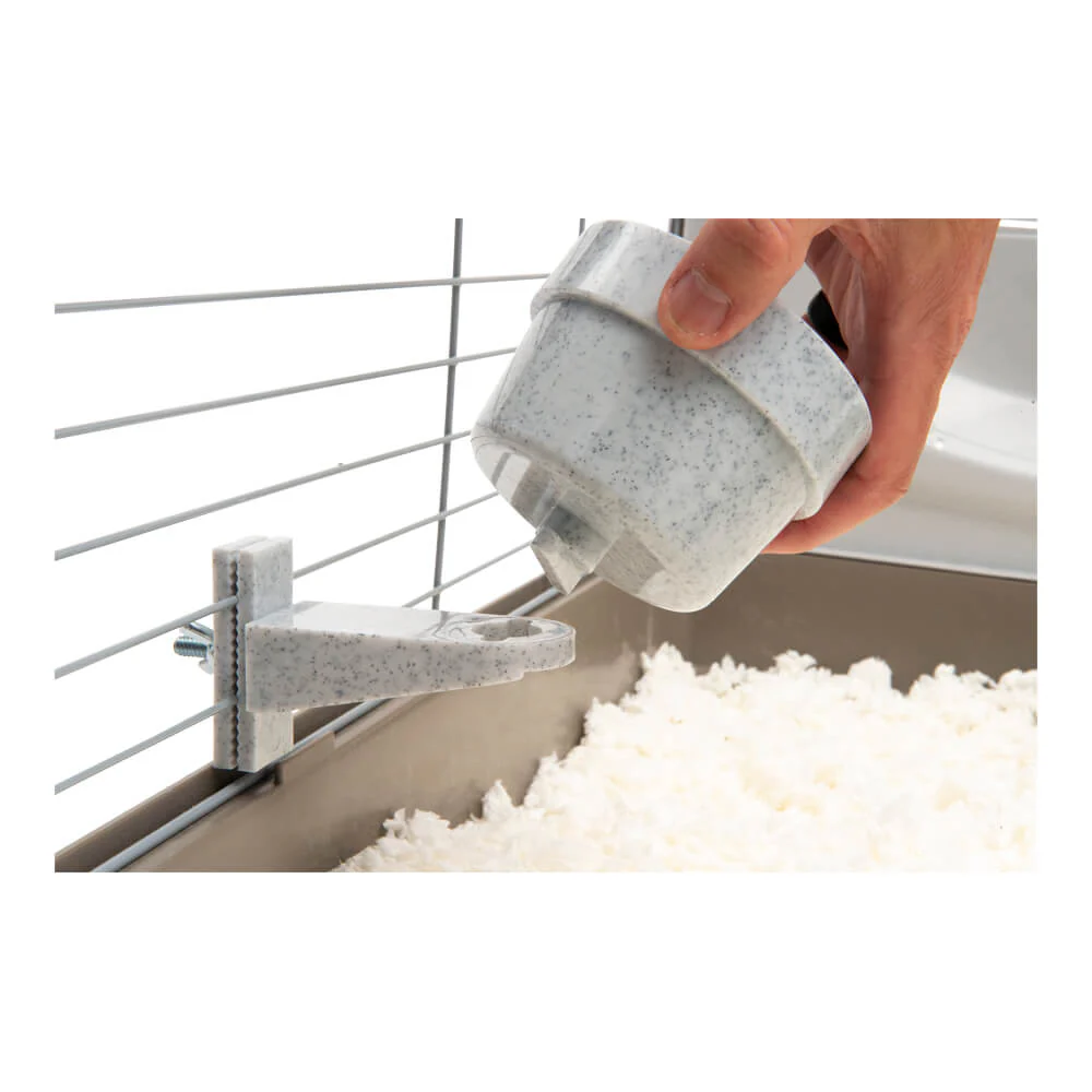 Lixit Quick Lock Crock Removable Food & Water Bowl for Cages, Kennels, & Crates - Image 4