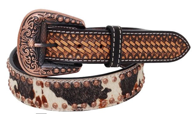 Rafter T Peppered Hide Ladies' Belt - Image 5