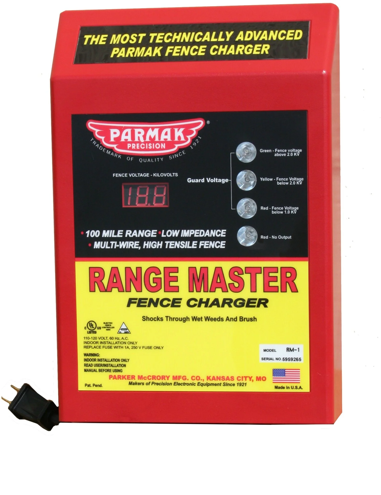 Parmak Range Master Fence Charger - Image 2