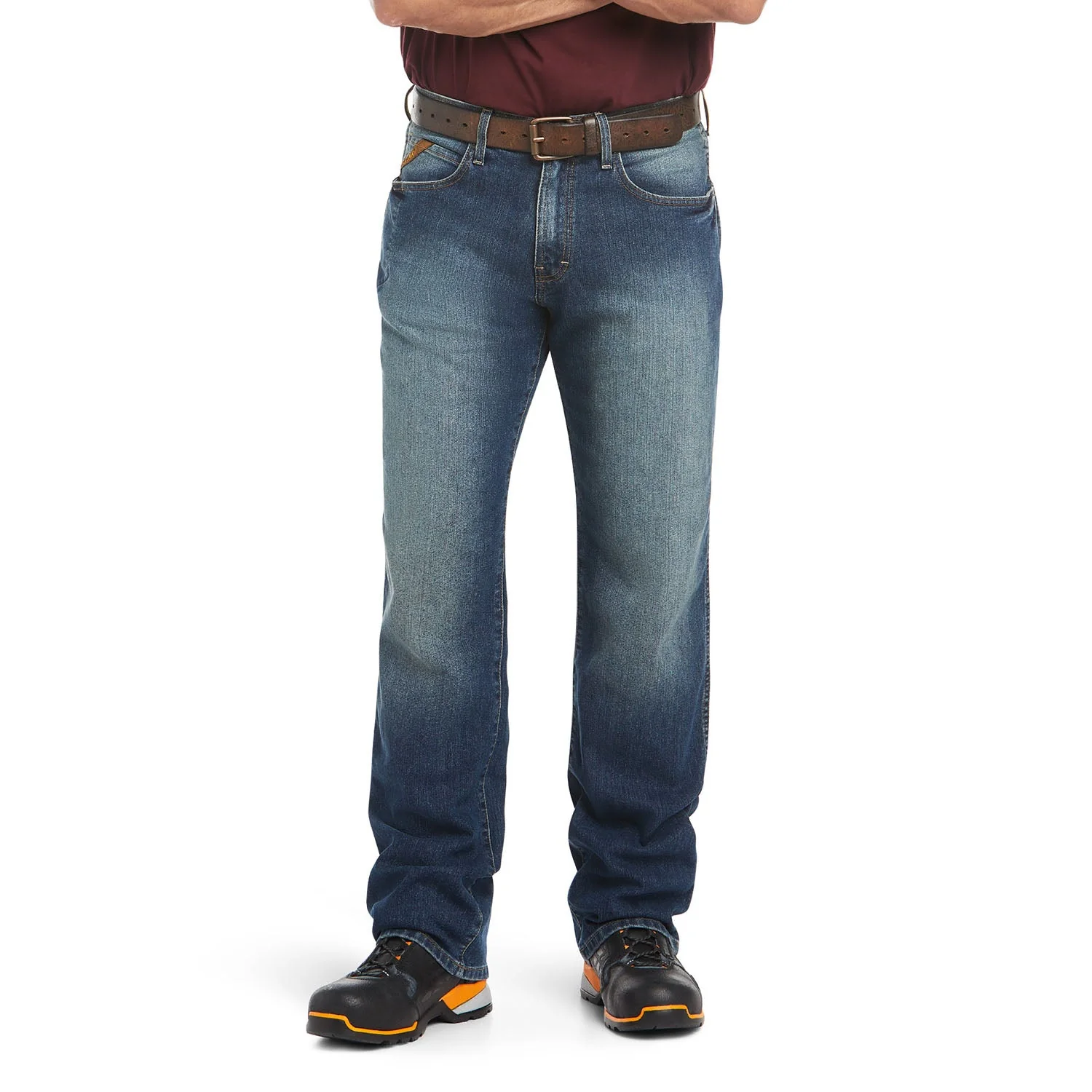 Ariat Men's Rebar M3 Loose DuraStretch Basic Stackable Straight Leg Jean
