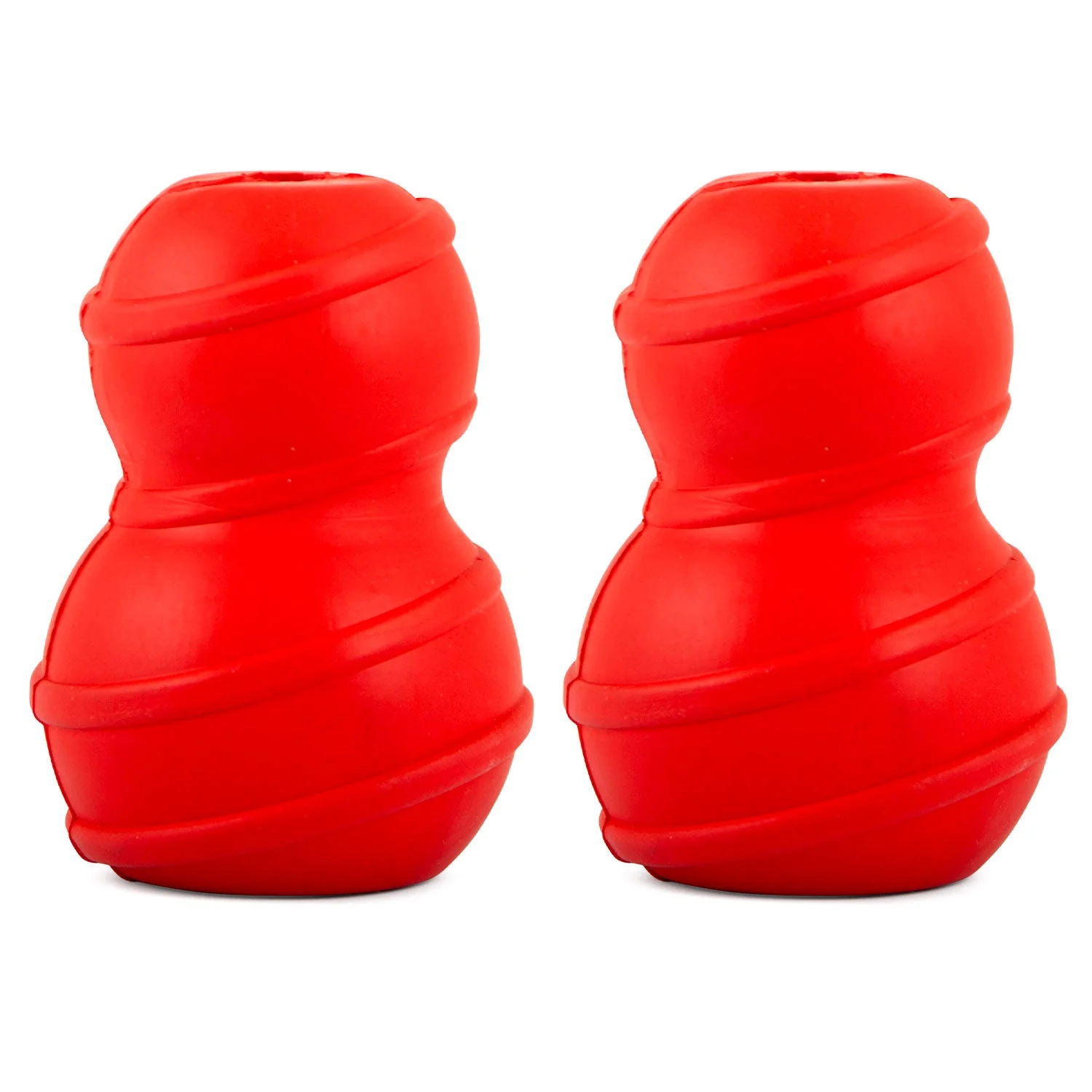 Jeffers Red Classic Stuffable Fetch & Chew Natural Rubber Treat Dispensing Dental Dog Toy - Image 13