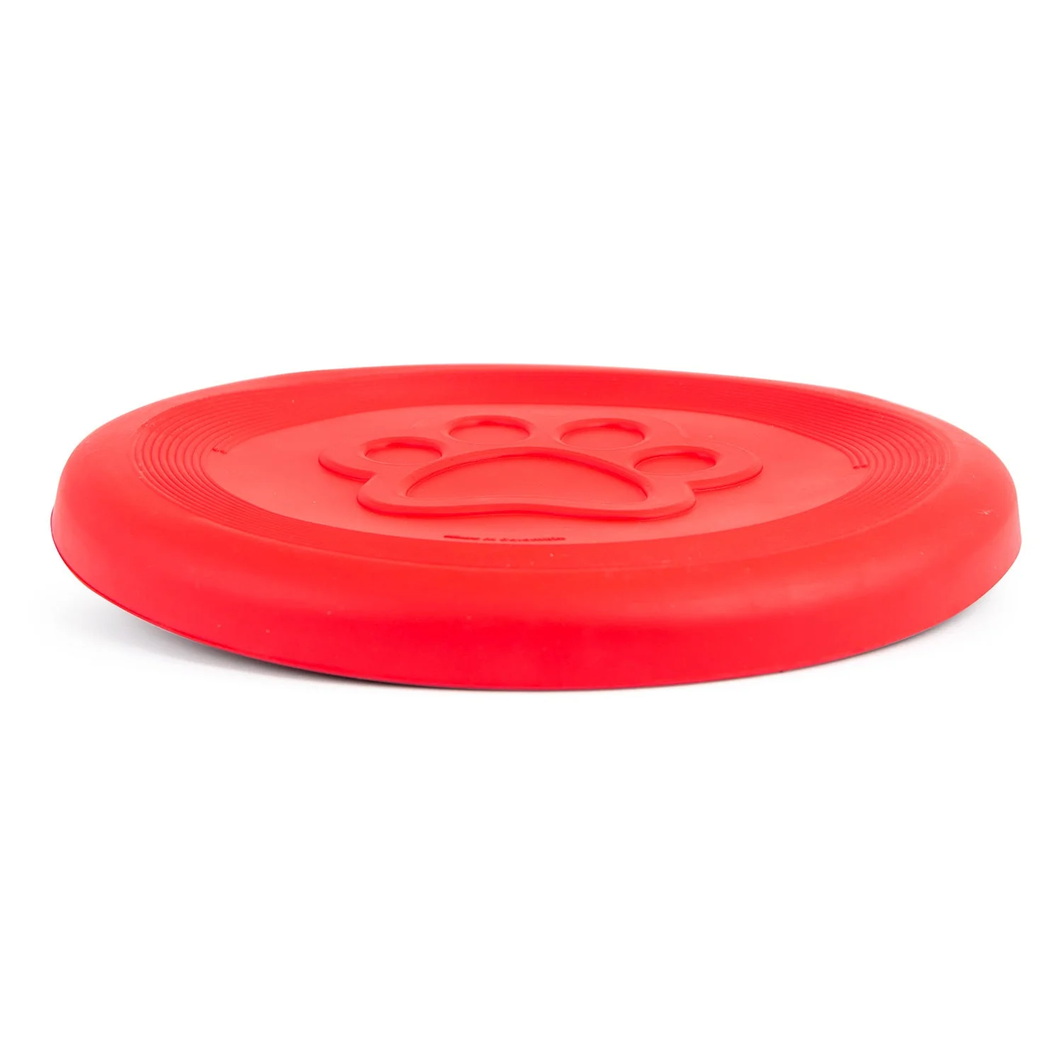 Jeffers Red Paw Frisbee Natural Rubber Dog Toy for Fetching & Chewing - Image 11