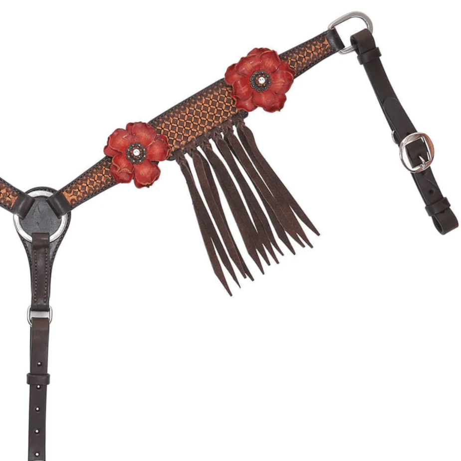 Reinsman Sarah Rose Vintage Breast Collar - Image 2