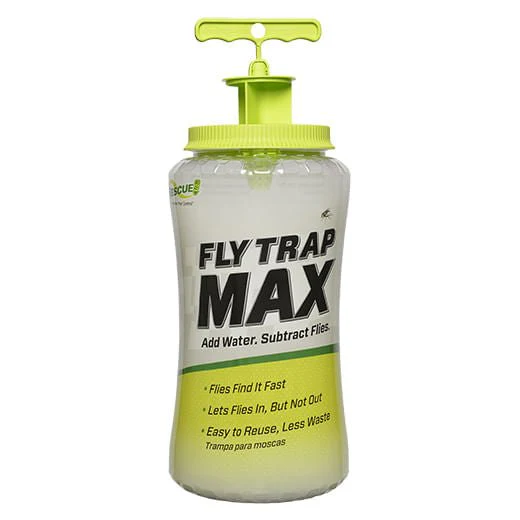 RESCUE! Fly Trap Max – Reusable Outdoor Fly Control Trap with Refill Option