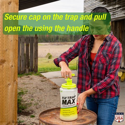 RESCUE! Fly Trap Max – Reusable Outdoor Fly Control Trap with Refill Option - Image 4