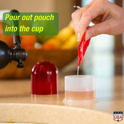 RESCUE! Fruit Fly Trap, 2 pk & Refills – Non-Toxic Reusable Indoor Fly Catcher with Refill Attractant (Safe Around Food) - Image 4