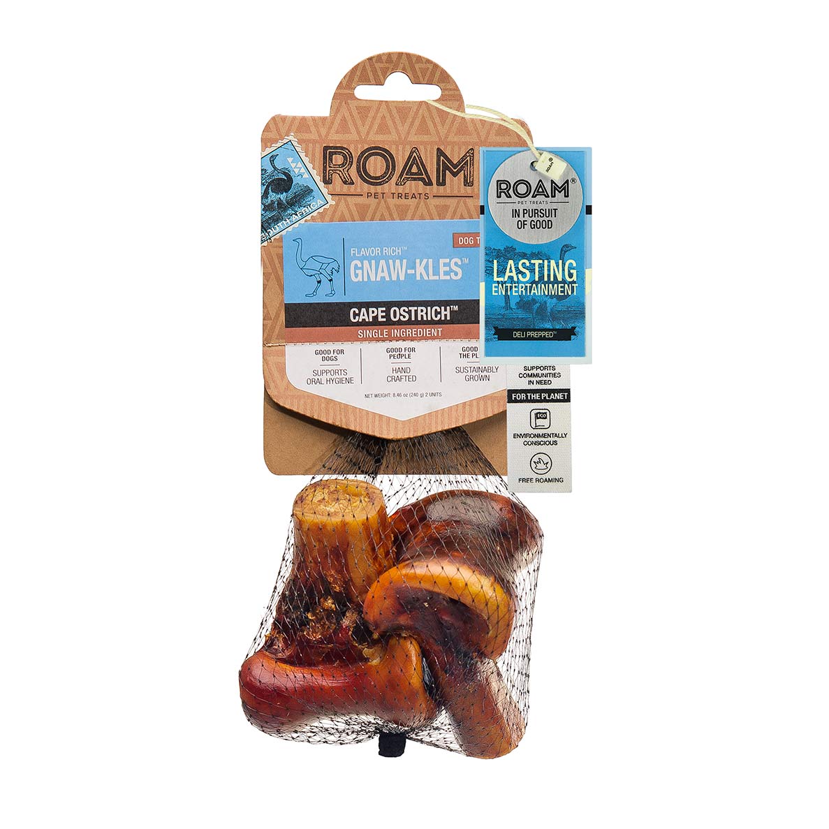 Roam Dog Treats Gnawkle Cape Ostrich - Image 4