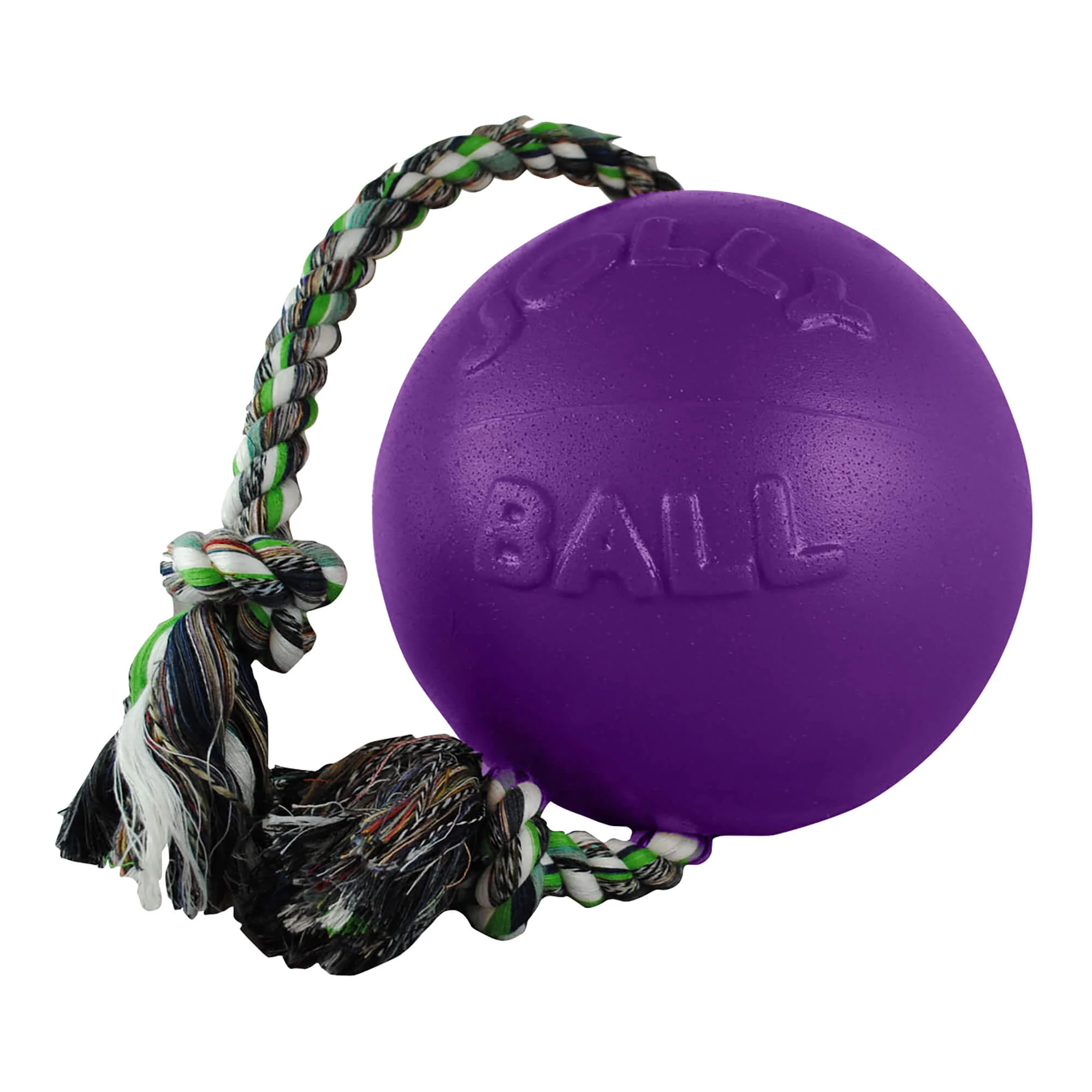 Jolly Pets Romp-n-Roll Ball – Tough Scented Dog Toy for Tug, Fetch & Water Play - Image 5