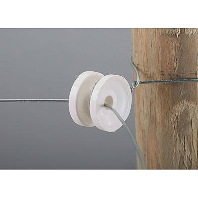Rounded Corner Post Insulator, 10 pk