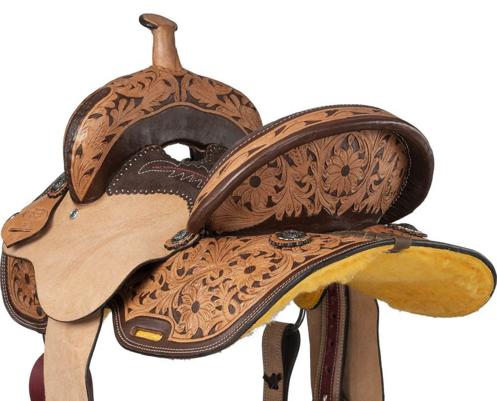 Royal King Light Oil Youth Hawley Barrel Saddle Package - Image 4