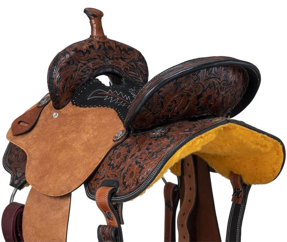 Royal King Two Tone Hawley Barrel Saddle Package - Image 4