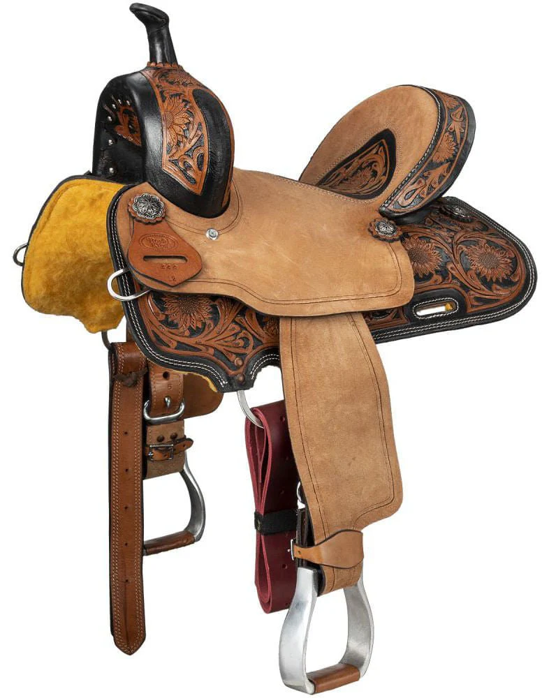 Royal King Youth Dublin Barrel Saddle - Image 2
