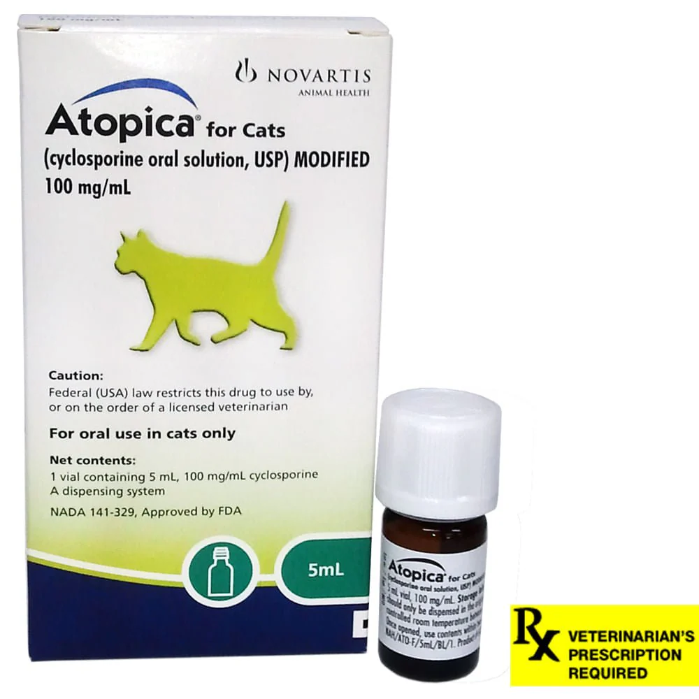 Rx Atopica for Cats Oral Solution - Image 2
