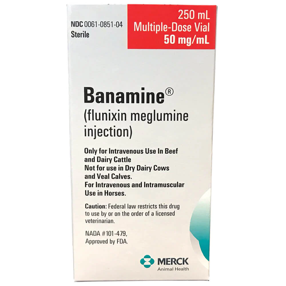 Rx Banamine (flunixin meglumine) Injection Solution, 50 mg/mL - Image 2