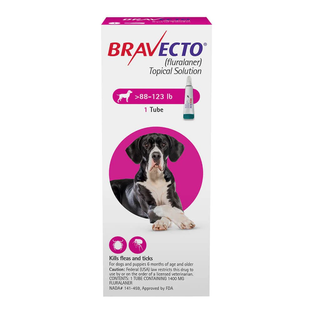 Rx Bravecto (fluralaner topical solution) Flea & Tick 12-Week Topical for Dogs - Image 7