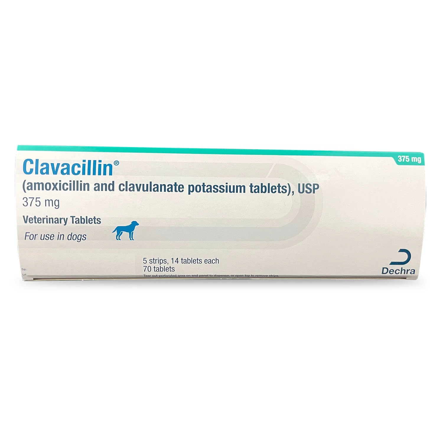 Rx Clavacillin (amoxicillin trihydrate/clavulanate potassium) Tablets for Dogs & Cats - Image 12