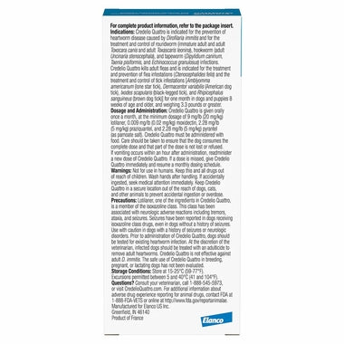 Rx Credelio Quattro Flea & Tick Chewable Tablets for Dogs - Image 8
