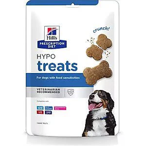 Rx Hill's Prescription Diet Hypo Crunchy Dog Treats, 12 oz Bag, Case of 6
