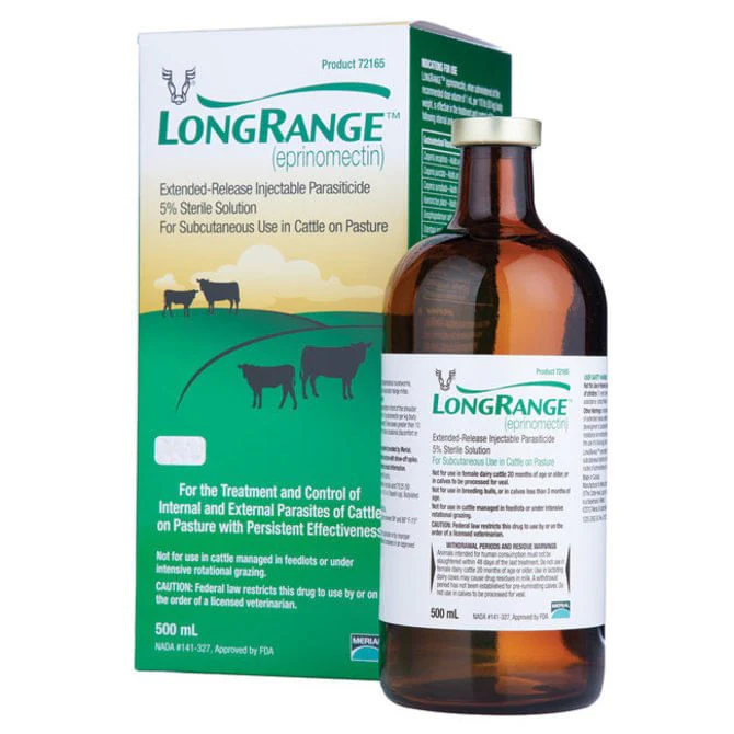 Rx LongRange (eprinomectin) ERI Extended-Release Injection for Cattle - Image 2