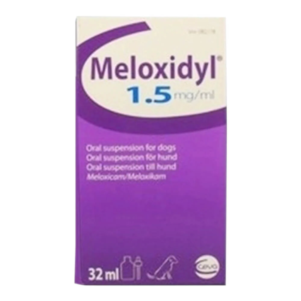 Rx Meloxidyl (meloxicam) 1.5mg/mL Oral Suspension for Dogs - Image 2