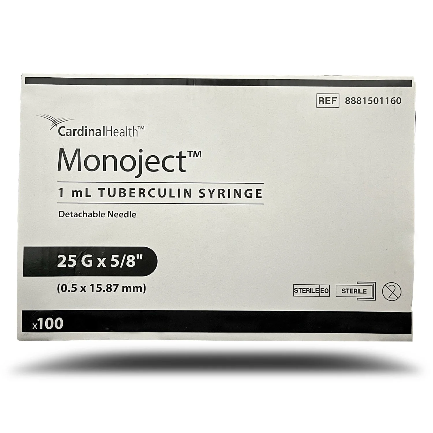 Rx Monoject Tuberculin (TB) Syringe with Needle