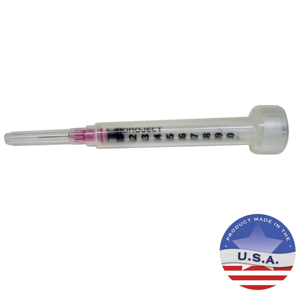 Rx Monoject Tuberculin (TB) Syringe with Needle - Image 4