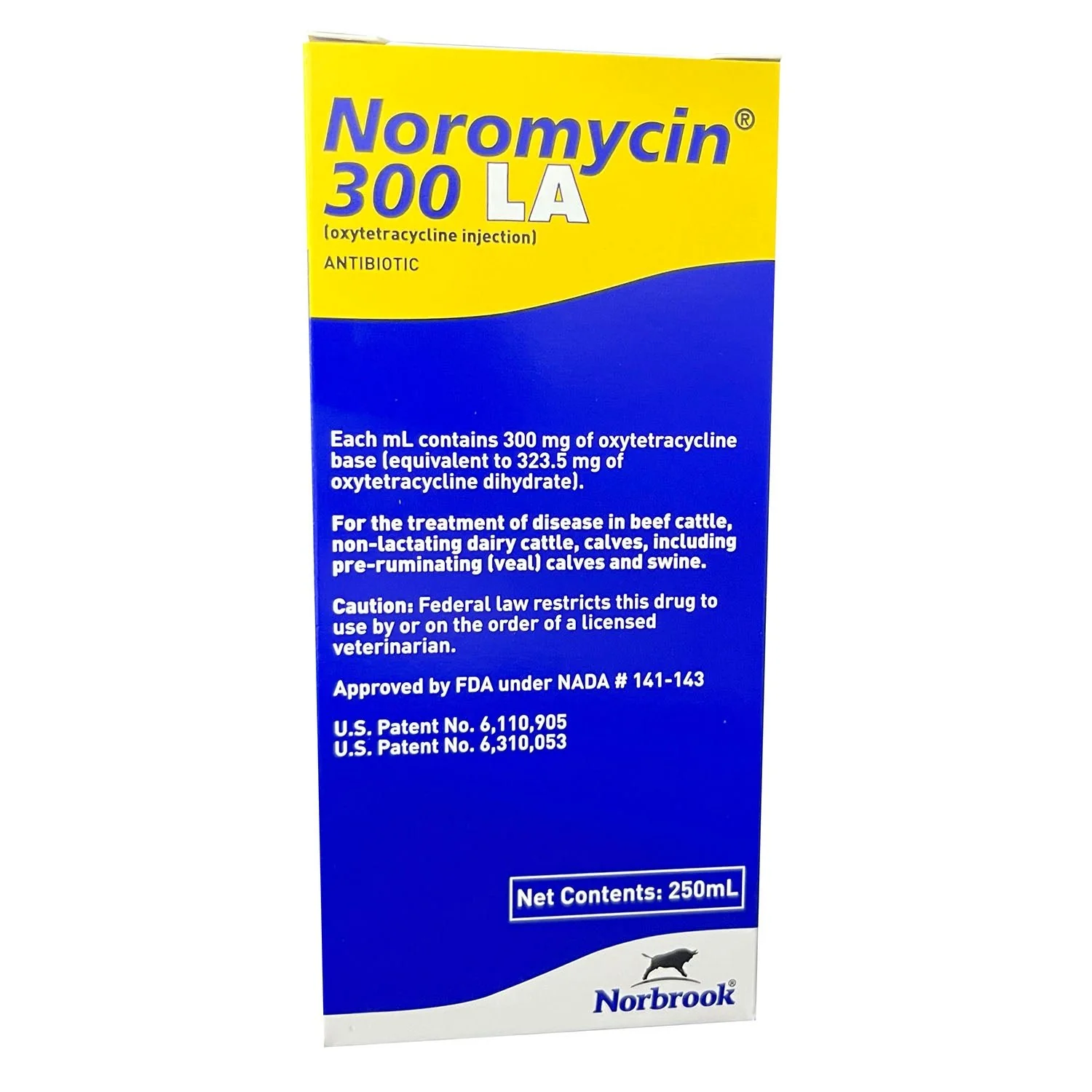 Rx Noromycin 300 LA (oxytetracycline) Antibiotic Injection for Cattle & Swine - Image 2