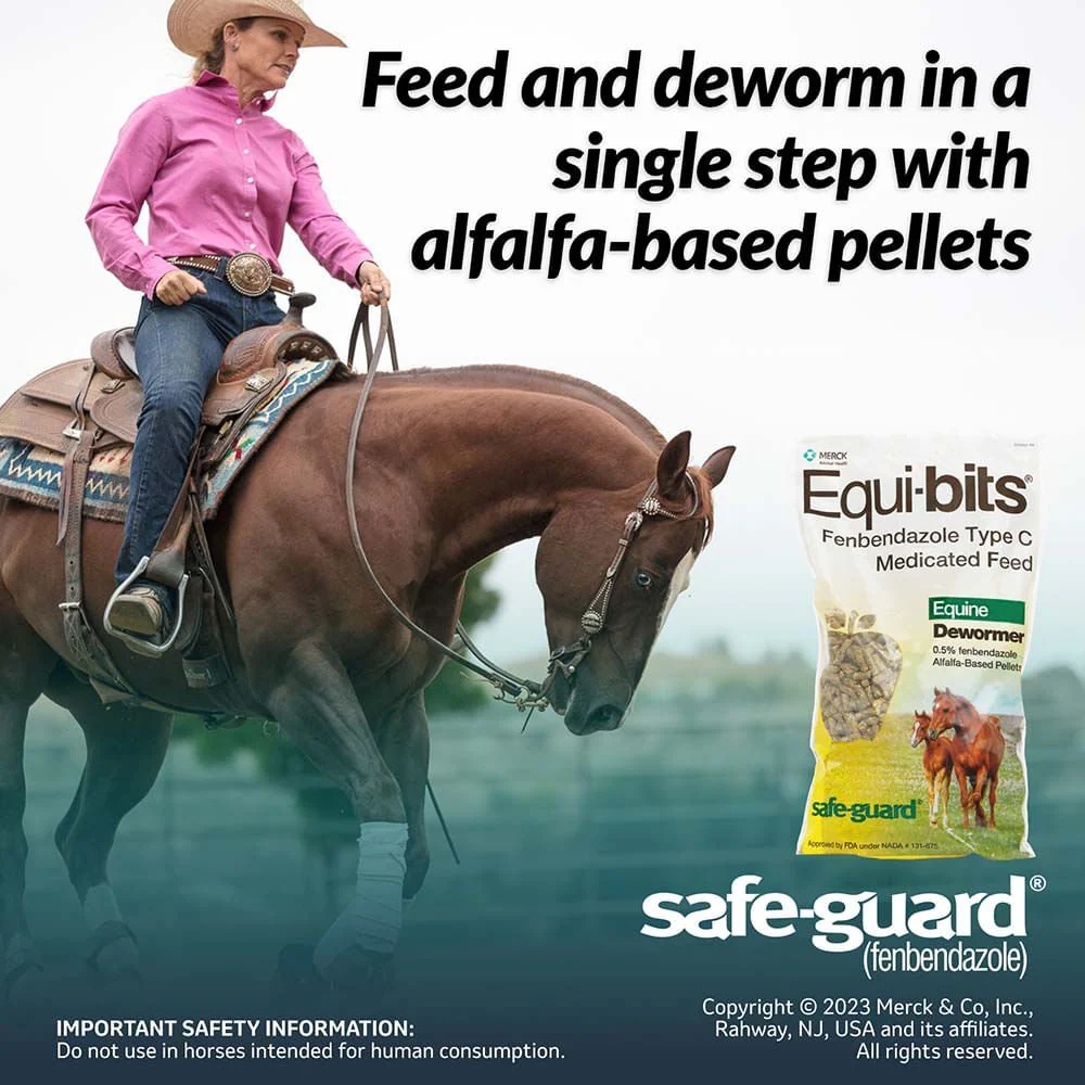 Safe-Guard Equi-bits Fenbendazole Medicated Feed Horse Dewormer, 1.25 lb - Image 5
