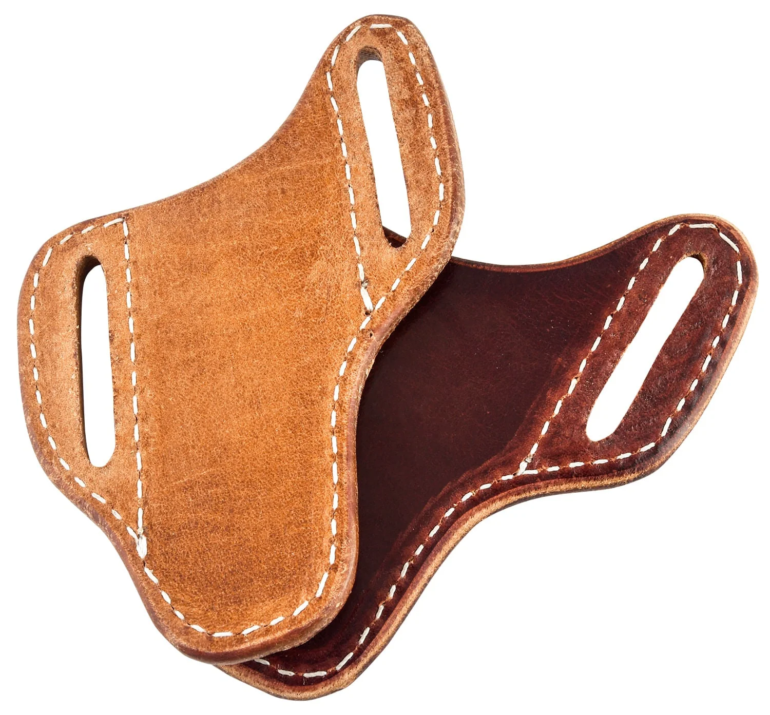 San Saba Leather Pancake Angled Knife Sheath - Image 7